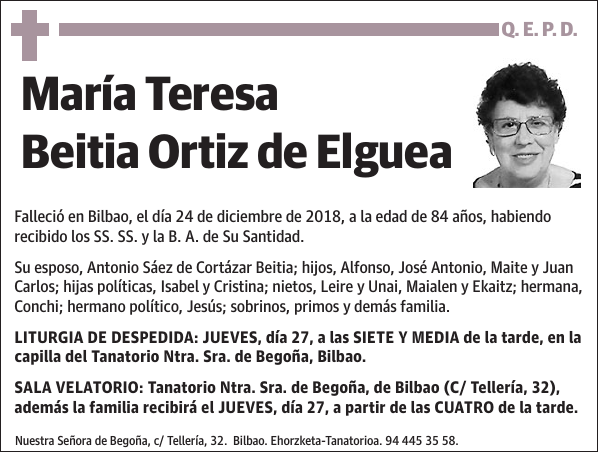 María Teresa Beitia Ortiz de Elguea