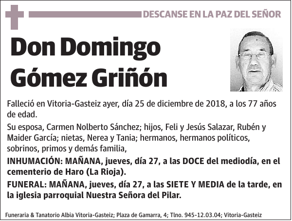 Domingo Gómez Griñón