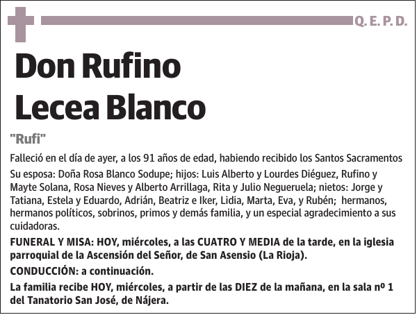 Rufino Lecea Blanco