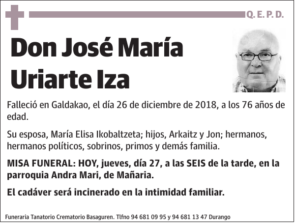 José María Uriarte Iza