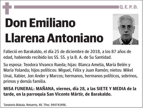 Emiliano Llarena Antoniano