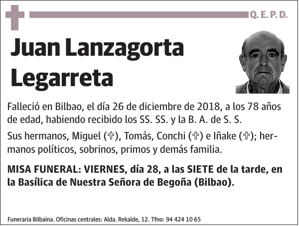 Juan Lanzagorta Legarreta