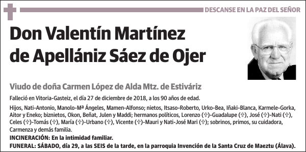 Valentín Martínez de Apellániz Sáez de Ojer