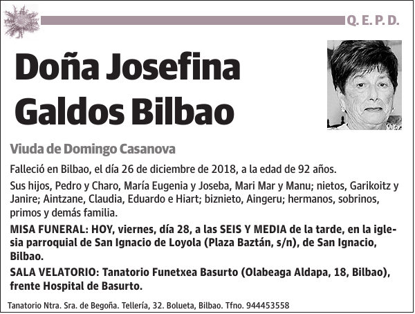 Josefina Galdos Bilbao