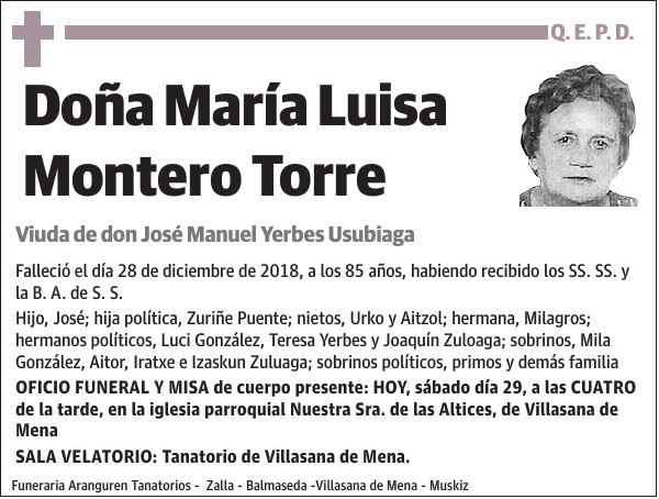 María Luisa Montero Torre