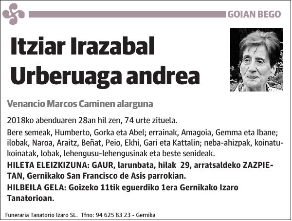 Itziar Irazabal Urberuaga