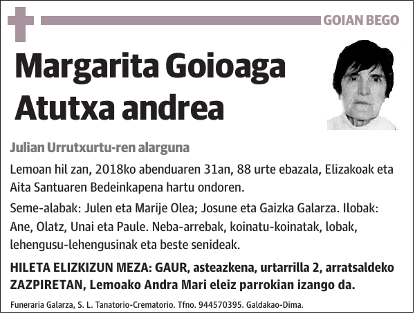 Margarita Goioaga Atutxa