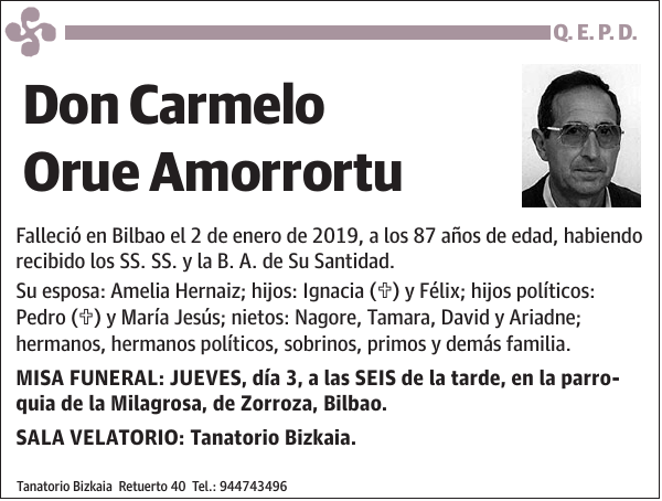 Carmelo Orue Amorrortu