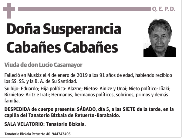 Susperancia Cabañes Cabañes