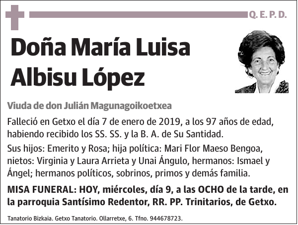 María Luisa Albisu López