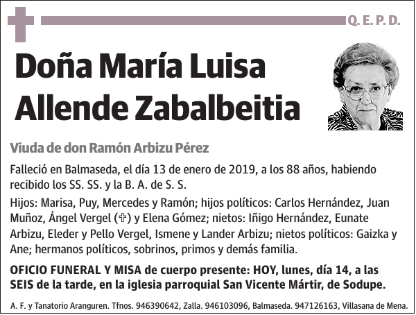 María Luisa Allende Zabalbeitia