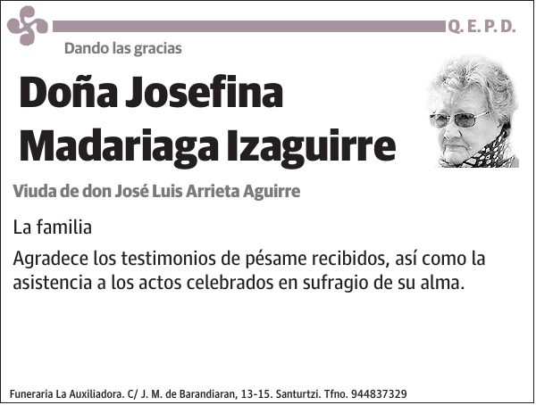 Josefina Madariaga Izaguirre