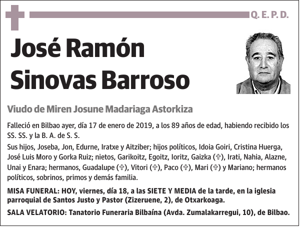 José Ramón Sinovas Barroso