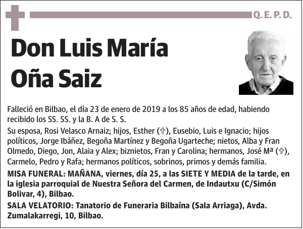 Luis María Oña Saiz