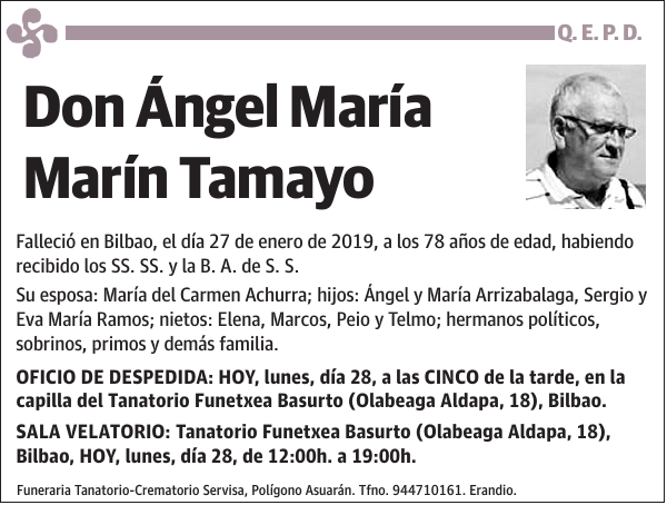 Ángel María Marín Tamayo