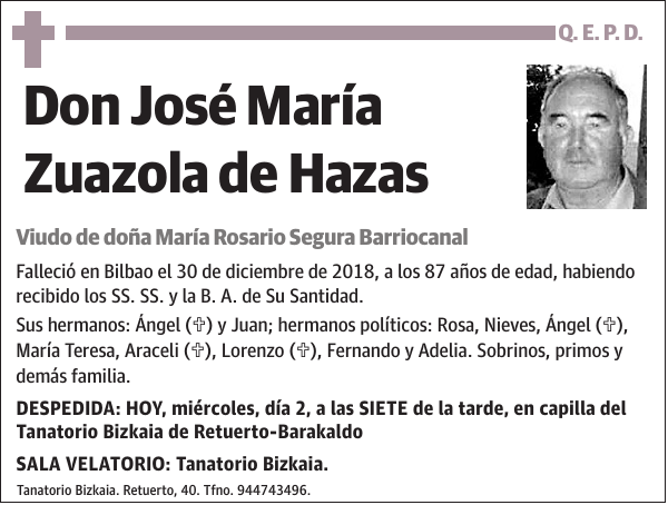 José María Zuazola de Hazas