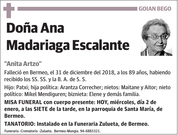 Ana Madariaga Escalante