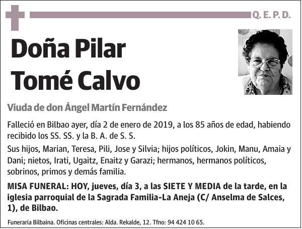 Pilar Tomé Calvo