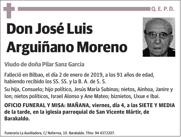 José Luis Arguiñano Moreno