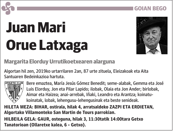 Juan Mari Orue Latxaga