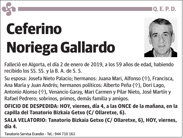 Ceferino Noriega Gallardo