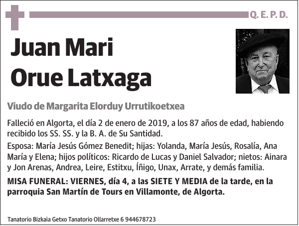 Juan Mari Orue Latxaga