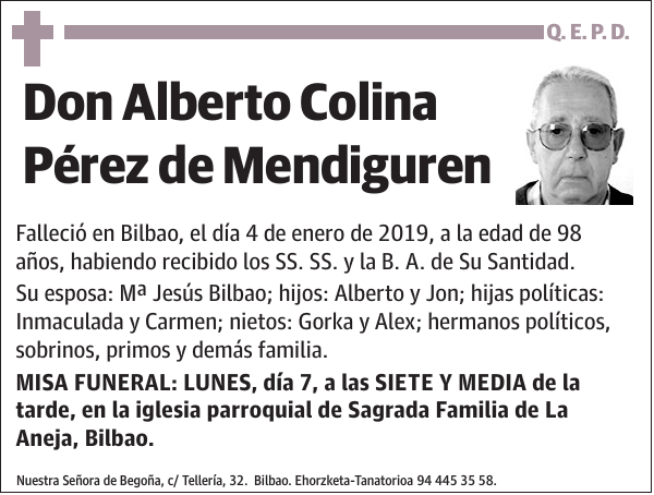 Alberto Colina Pérez de Mendiguren