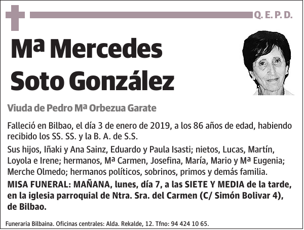 Mª Mercedes Soto González