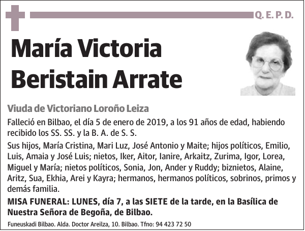 María Victoria Beristain Arrate