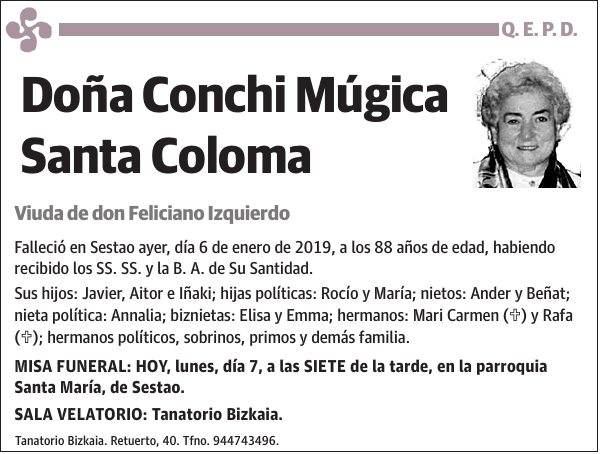 Conchi Múgica Santa Coloma