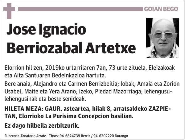 Jose Ignacio Berriozabal Artetxe