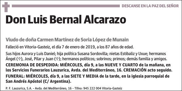 Luis Bernal Alcarazo