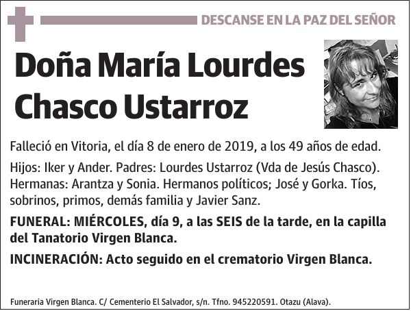 María Lourdes Chasco Ustarroz