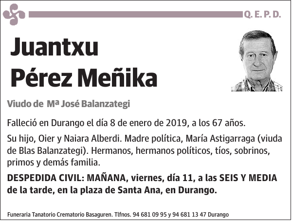 Juantxu Pérez Meñika