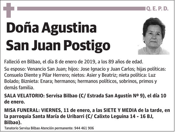 Agustina San Juan Postigo