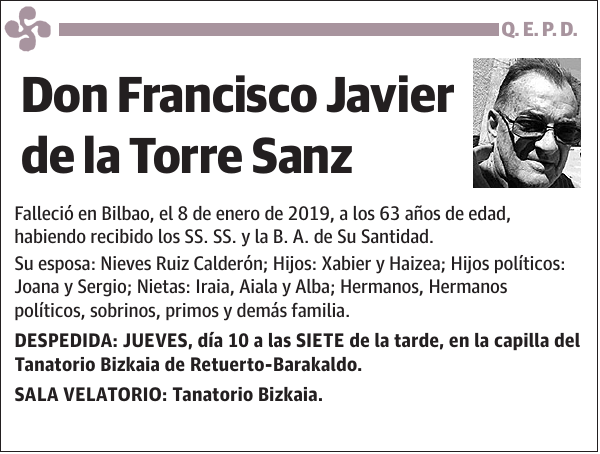 Francisco Javier de la Torre Sanz