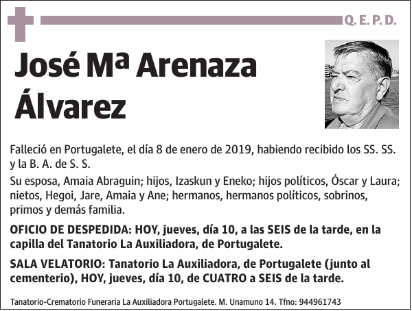 José Mª Arenaza Álvarez