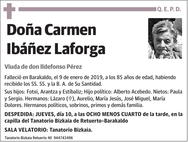 Carmen Ibáñez Laforga