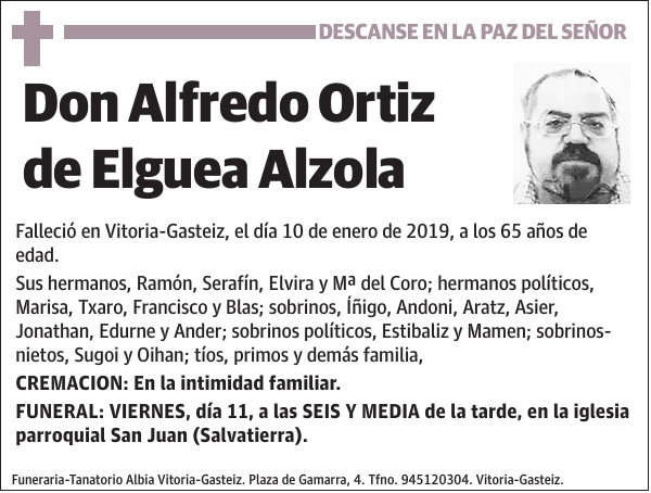 Alfredo Ortiz de Elguea Alzola