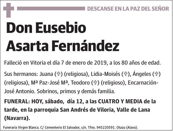 Eusebio Asarta Fernández