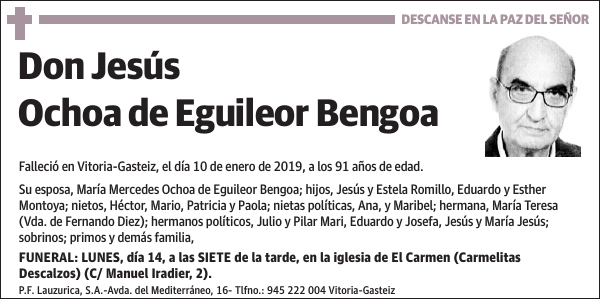 Jesús Ochoa de Eguileor Bengoa