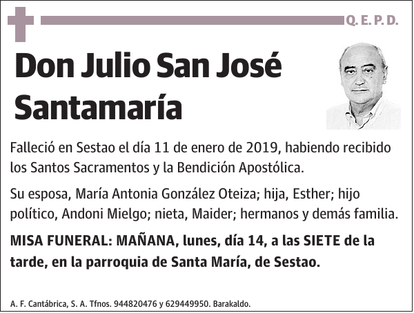 Julio San José Santamaría