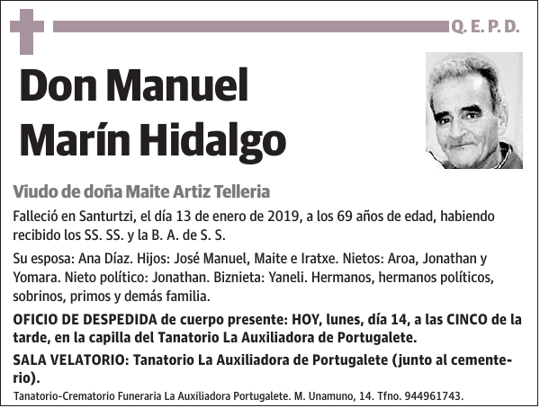 Manuel Marín Hidalgo