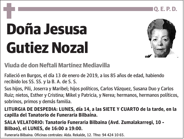 Jesusa Gutiez Nozal