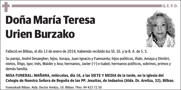 María Teresa Urien Burzako