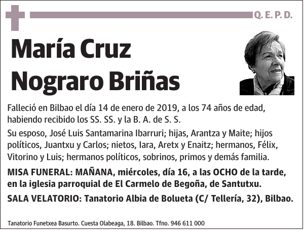 María Cruz Nograro Briñas