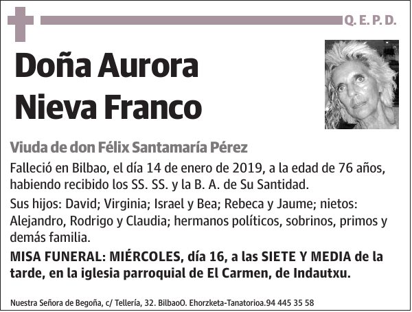 Aurora Nieva Franco