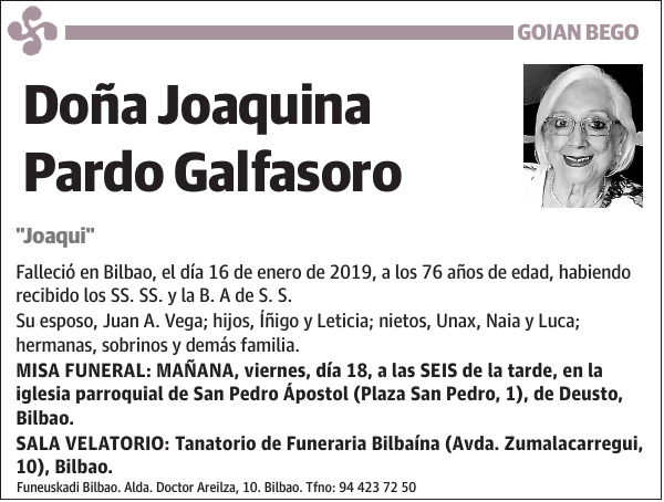 Joaquina Pardo Galfasoro