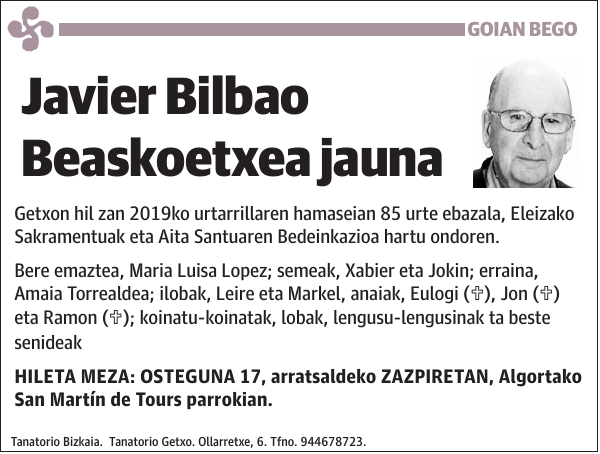 Javier Bilbao Beaskoetxea