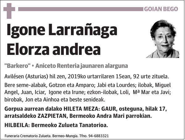 Igone Larrañaga Elorza